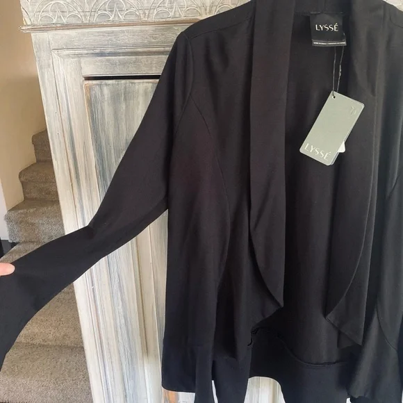 LYSSE Split Waterfall Drape Cardigan - Picture 4 of 10